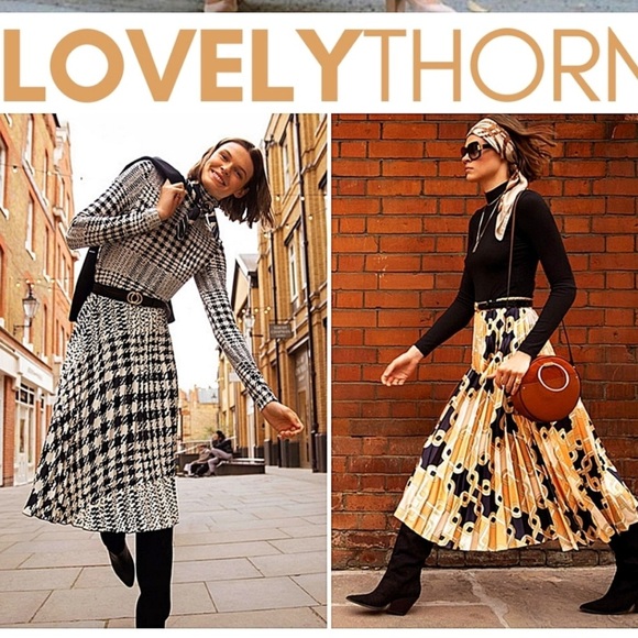 Gorgeous H&M x Richard Allan Pleated Skirt High Waisted Skirt Small - Picture 3 of 13